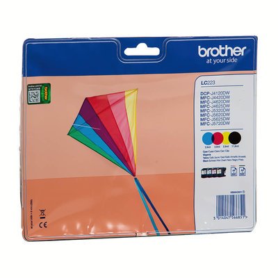 Nr. 11223, Multipack im Blister, je 1x schwarz, cyan, magenta, yellow Artikelbild 11223