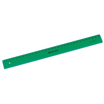 Nr. 11305, 30cm, Tuschekante, grüntransparent Artikelbild 11305