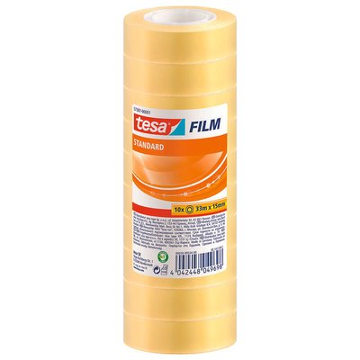 Nr. 57387, 15mm x 33m, transparent, PP, Pack 10 Rollen Artikelbild 57387