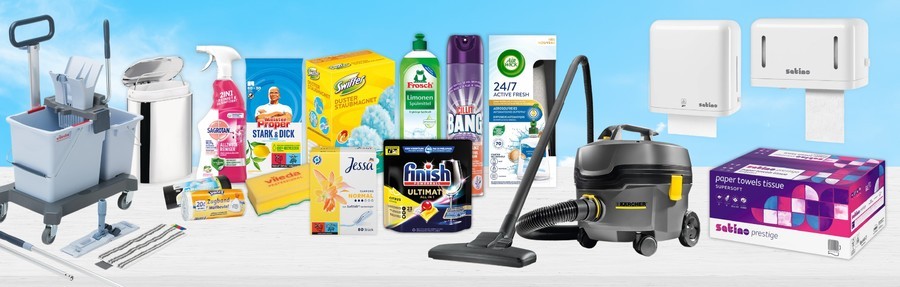 Unser Hygiene- & Reinigungssortiment