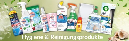 Alltägliche Hygiene und Reinigungsprodukte