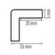 Eckschutzprofil Durable C20 - Miniaturansicht