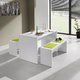 Tisch/Sitzbank-Garnitur Hammerbacher VMPSET1/W - Miniaturansicht
