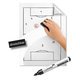 Whiteboardfolie Legamaster Magic-Chart - Miniaturansicht
