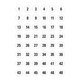 Zahlenetiketten Herma 4124 - Miniaturansicht