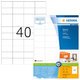 Universaletiketten Herma 4610 - Produktbild
