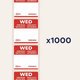 Lebensmittel-Tagesetiketten Zweckform DLSWEDREV-1000 - Miniaturansicht