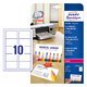 Visitenkarten Zweckform C32026-10 - Produktbild