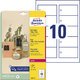 Hängeetiketten Zweckform T3001-10 - Miniaturansicht
