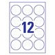 Universaletiketten Zweckform L3416-100 - Miniaturansicht