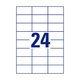 Universaletiketten Zweckform 3474 - Miniaturansicht