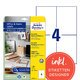 Universaletiketten Zweckform LR3483-10 - Produktbild