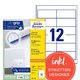 Universaletiketten Zweckform 3659-200 - Produktbild