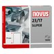 Heftklammern Novus 23/17 - Produktbild