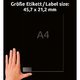 Adressetiketten Zweckform J4720-25 - Miniaturansicht