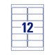 Universaletiketten Zweckform L4743REV-100 - Miniaturansicht