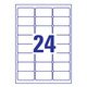 Folienetiketten Zweckform J4773-10 - Miniaturansicht