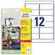 Folienetiketten Zweckform L4776-20 - Produktbild