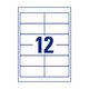 Universaletiketten Zweckform 4781 - Miniaturansicht