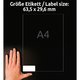 Adressetiketten Zweckform J4792-25 - Miniaturansicht
