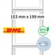 Thermodirektetiketten Herma DHL-Versandetiketten - Produktbild