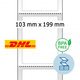 Thermodirektetiketten Herma DHL-Versandetiketten - Produktbild