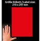 Neon-Etiketten Zweckform L6005-25 - Miniaturansicht