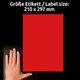 Neon-Etiketten Zweckform L6005-25 - Miniaturansicht