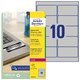 Typenschildetiketten Zweckform L6012-20 - Miniaturansicht