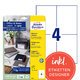 Universaletiketten Zweckform 6124 - Miniaturansicht