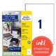 Universaletiketten Zweckform 6125 - Miniaturansicht