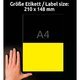 Folienetiketten Zweckform L6130-20 - Miniaturansicht