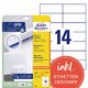 Universaletiketten Zweckform 6136 - Miniaturansicht