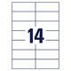 Universaletiketten Zweckform 6136 - Miniaturansicht