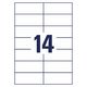 Universaletiketten Zweckform 6136 - Miniaturansicht