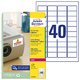 Folienetiketten Zweckform L6140-20 - Produktbild