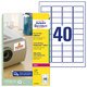 Folienetiketten Zweckform L6140-20 - Produktbild