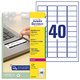 Sicherheitsetiketten Zweckform L6145-20 - Produktbild