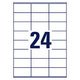Universaletiketten Zweckform 6602 - Miniaturansicht