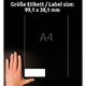 Adressetiketten Zweckform LR7163-100 - Miniaturansicht