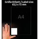 Adressetiketten Zweckform L7164-100 - Miniaturansicht