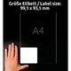 Adressetiketten Zweckform L7166-100 - Miniaturansicht
