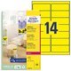 Neon-Etiketten Zweckform L7263Y-25 - Produktbild