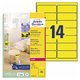 Neon-Etiketten Zweckform L7263Y-25 - Miniaturansicht