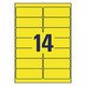 Neon-Etiketten Zweckform L7263Y-25 - Miniaturansicht