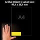 Neon-Etiketten Zweckform L7263Y-25 - Miniaturansicht