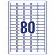 Universaletiketten Zweckform L7632-25 - Miniaturansicht