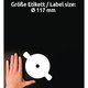 CD-Etiketten Zweckform L7676-25 - Miniaturansicht