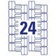 Kabeletiketten Zweckform L7950-20 - Miniaturansicht