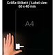 Kabeletiketten Zweckform L7950-20 - Miniaturansicht